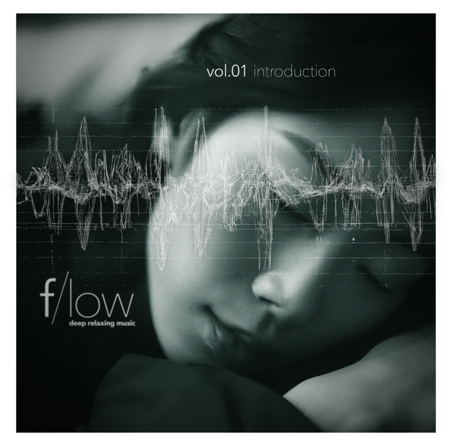 Beautiful Sleeping Asian Woman with brainwave encephalogram graphic image, b/w photography  f/low: Ambient Music inspired by the latest findings in neuroscience, auditory physiology and psychoacoustics. Binaural Beats, ASMR and Brown Noise form the basis of a musical melange dedicated to deep relaxation and sleep enhancement.